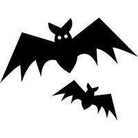 Rienda Libre Graphics - Decomural Spooky Bats Halloween Ws-17125