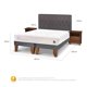 thumbnail image 3 of Cama Europea Cocopedic King Base Dividida, 3 of 10