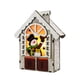 thumbnail image 1 of Casa De Pueblo Navidad Luces LED Edificios Dormitorio Oficina Regalo Figuras Muñeco De Nieve, 1 of 3
