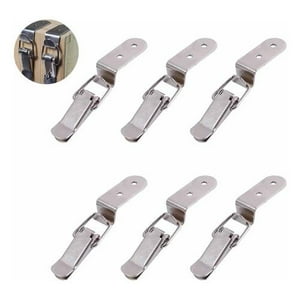 Genérico - Pack 6 Cierre Clamp Tirador Rápido Mecanismo Resorte Muebles
