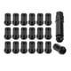 thumbnail image 3 of Tuercas de rueda de 20 piezas con Accesorios para llaveros, piezas de reparación de acero al carbono forjado en frío, piezas de repuesto de extremo Negro M12x1.5, 3 of 5