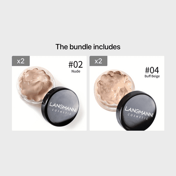 Professional Full-Coverage Matte Makeup: Waterproof, Moisturizing & Brightening Concealer Foundation