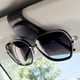 thumbnail image 2 of Soporte de gafas de sol de 2 piezas para el coche, clip de colgante de gafas de cuero magnético para la viscera del coche, soporte de gafas de sol y clip de tarjeta para accesorios de viscer, 2 of 3