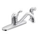thumbnail image 3 of Grifo de cocina Moen Lindley de una manija cromado con rociador lateral, 3 of 6