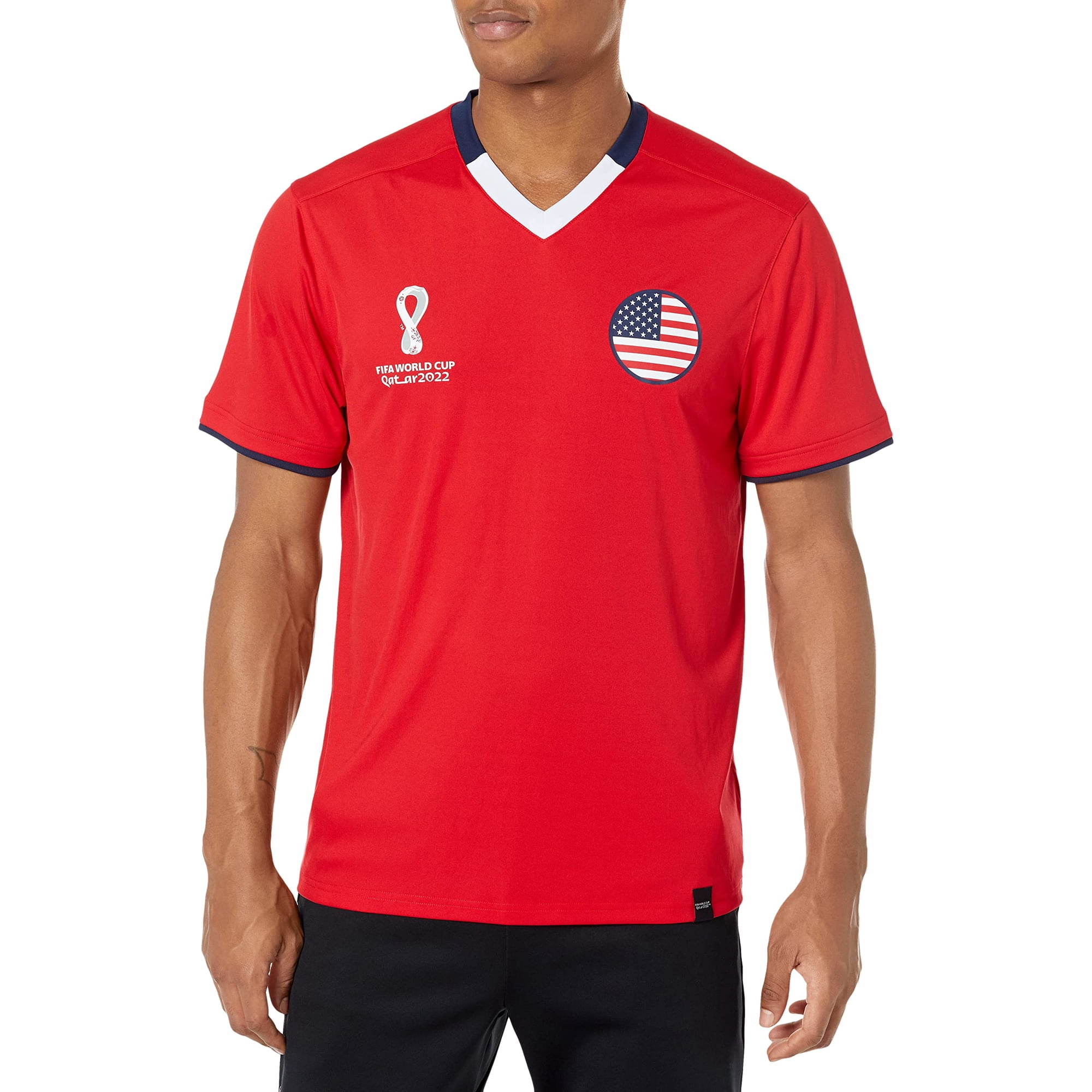 Camiseta Outerstuff Fifa World Cup Roja Con Cuello En V, Talla S
