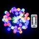 thumbnail image 1 of Cadena de luces LED multicolor Vickerman de 100 luces, color cereza, 8 funciones, 1 of 4