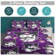 thumbnail image 5 of Kuromi Print Bedding Set Pattern Duvet Cove Set 3 Pieces 1 Quilt Cover And 2 Pillowcases for Women Men Teens, 5 of 5