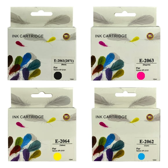 Pack 4 Tintas Para Epson T206 Xp2101 C/M/Y/K Alternativas