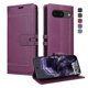 thumbnail image 4 of Premium Wallet Case for Google Pixel 8 with Card Slots & Kickstand, Flip Cover Purple, 4 of 6
