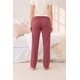 thumbnail image 4 of Pantalón de Pijama Franela Mujer Flor de Loto terracota XL, 4 of 6