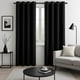 thumbnail image 3 of Pack 2 Cortina Engomada Termica Tela Delgada 100% Blackout 140X225 negro 140X225, 3 of 9
