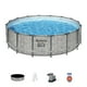 thumbnail image 2 of Piscina Bestway Redonda SteelPro Max Gris Piedra 4.88MX1.22M gris Tamano Unico, 2 of 8