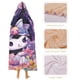 thumbnail image 4 of Kuromi Manta Capa con Capucha Anti-Bolitas, Manta de Lana Ártica Suave, Manta Portátil de Felpa Ligera y Lujosa, Poncho para Siesta en Casa y Oficina, 100*130cm, 4 of 6