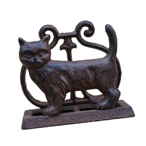 Magideal - Servilletero Dispensador De Pañuelos Para Mesa De Cocina Decoración De Estilo Vintage Dispensador De Pañuelos De Mesa Soporte Versátil Para Libros De , Gato