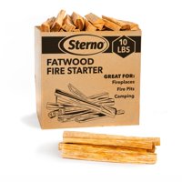 Fire Starter Sticks Sterno Fatwood, 4,5 Kg, Madera De Pino Totalmente Natural