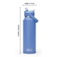 thumbnail image 3 of Botella de agua CamelBak 1,2 L con pajilla abatible azul cielo, 3 of 8