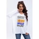 thumbnail image 2 of Blusa Polera Mujer Algodon Manga Larga Oversize Diseños 3306, 2 of 3