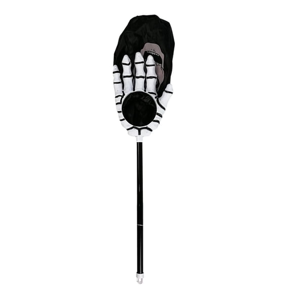 Gran Bolsa De Dulces De Halloween Decoración De Fiesta Con Asa Cesta Mano Prop Bar Negro