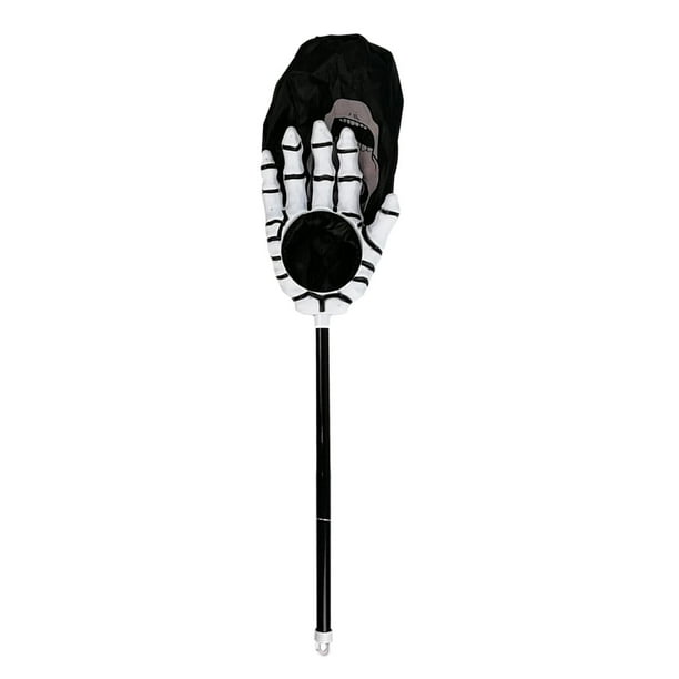 Gran Bolsa De Dulces De Halloween Decoración De Fiesta Con Asa Cesta Mano Prop Bar Negro
