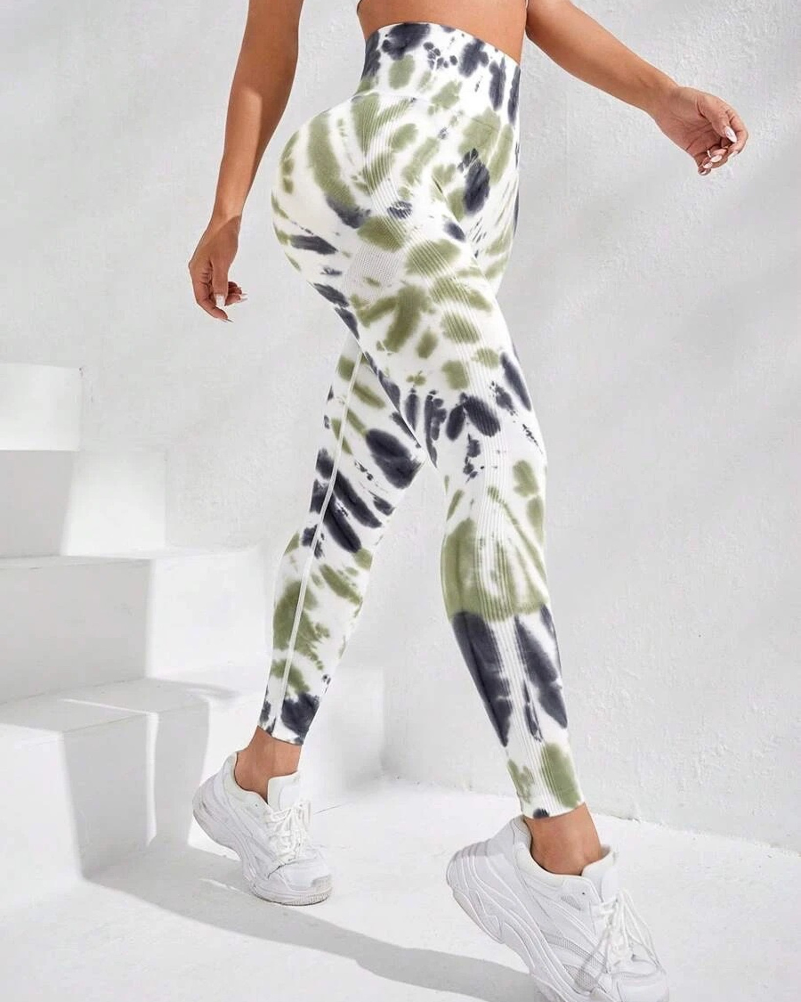 Flix Spa - Calzas Deportivas Push Up Mujer Estampado Manchado