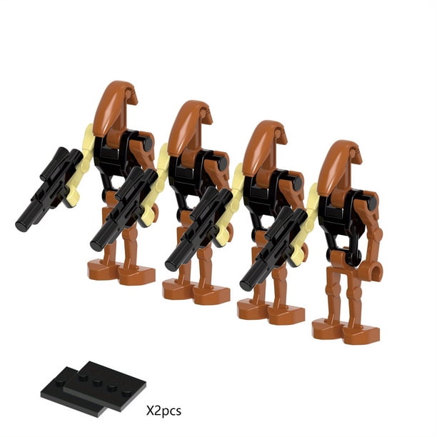 4pcs/set Alien Figure Building Block Toy, Monster Soldier Figure Assembling Educational Toy, A Good Gift For Children