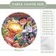 thumbnail image 2 of Garbage Pail Kids theme Fitted Round Tablecloths Elastic Edged Table Covers Waterproof Table Cloth For Kitchen Holiday Party Tables Decor 120cm, 2 of 6