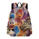 thumbnail image 1 of Leyenda de los Tres Caballeros-theme Backpack, Campus style schoolbag Bookbag with Adjustable Shoulder Straps And Large Zip Compartment, Unisex Travel Bags.42x30x15cm, 1 of 6