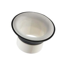 Magideal - Drum Hole Amplificador Bajo Batería Mejora Sonido Protector Goma Reducción Ruido Instalación Fácil Función Accesorio Adecuado Para Bateristas Presenta Blanco