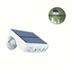 thumbnail image 1 of 1pc LED Solar Outdoor Lights With Motion Sensor, Powerful Solar Security 4 LED Lights Outdoor Decor Sensor Motion 3 Modes Street Waterproof Lamp Built-in 18650 Lithium Battery Wall Night Work Light Fo, 1 of 3