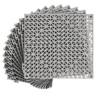 Baldosas De Drenaje Entrelazadas Fahkns De 30 X 30 Cm, Pvc, Antideslizantes