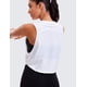 thumbnail image 3 of Remera CRZ YOGA de Algodón Pima Cropped sin Mangas Blanca S, 3 of 8