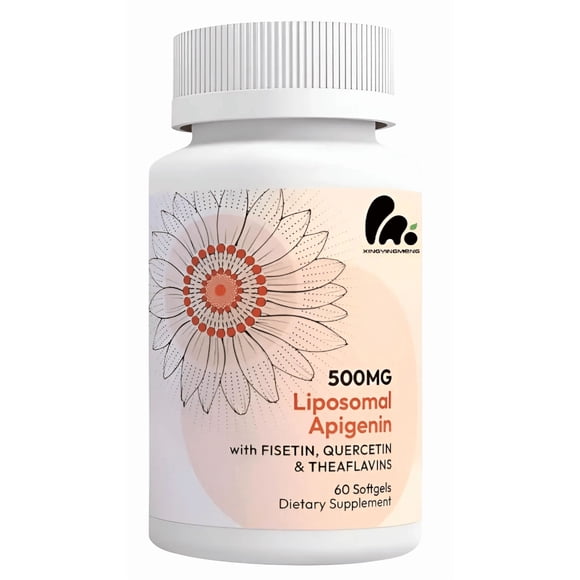 Apigenina Liposomal 500mg Con Quercentina Y Curcumina