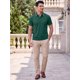 thumbnail image 2 of INSPIRE CHIC Camisa Polo de Hombre de Manga Corta Casual de Verano para Tenis Golf XL Verde Oscuro, 2 of 5