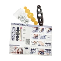 Magideal - Herramienta Universal Para Botones De Cubierta Herramienta De Botón De Cubierta Automática Hacer Propios Botones Cubiertos Herramienta De Botón Casera Con Botones