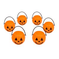 Magideal - Cubos De Calabaza Para Halloween, 6 Uds., Soporte Para Dulces, Decoración Para Fotos, Caja De Regalo, Contenedor, Tarro, Cestas Para O Tratamien