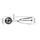 thumbnail image 2 of Cuchara Para Helado Frutas Postres Acero Antiadherente 6cm, 2 of 2