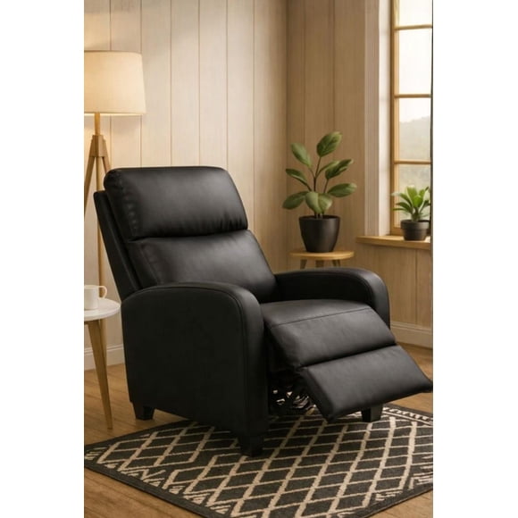 Sillon Reclinable Berger Holanda PU Negro