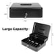 thumbnail image 4 of Caja de dinero Goehiaul con cerradura de llave y charola metálica para monedas, 4 of 8