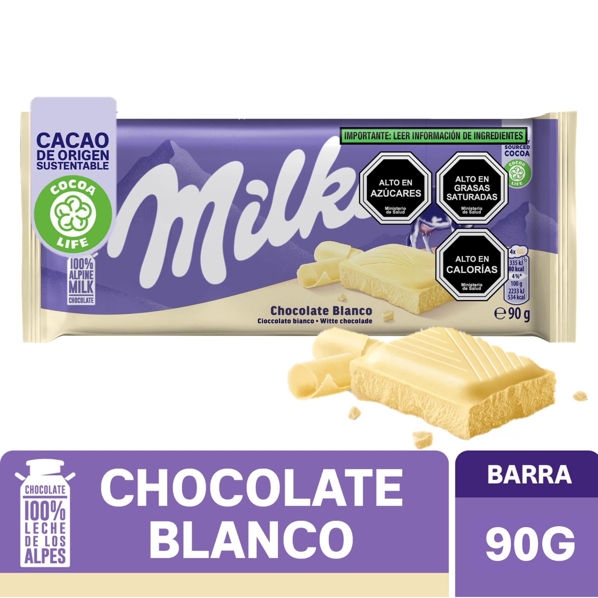 Chocolate Blanco De Leche 90 g Milka