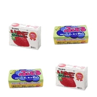 Kenko Foods - Pack 4 Mix Chicles Japonés Fresa Uva Marukawa Rojo