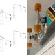 thumbnail image 1 of Soporte de pared WANLIAN para skateboards, acrílico, juego de 2 piezas, 1 of 6