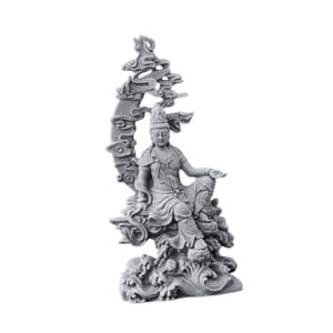 Magideal - Estatua De Guan Yin, Artesanía Tradicional Coleccionable, Decoración, Figura De Kuanyin Para Pasillo, Oficina, Escritorio, Estantería, Inauguración De