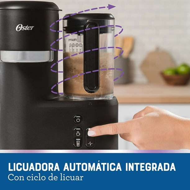 Oster Cafetera para Frappé con Licuadora Funcionalidades