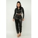 thumbnail image 1 of Conjunto de Chaqueta y Pantalón con Detalle de Rayas y Cremallera Frontal, 1 of 5