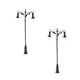 thumbnail image 2 of 2x Mini Farolas De Poste De Calle 1/87 Decoración De Casa De Muñecas Para Diseño De Mesa De Arena Negro, 2 of 5