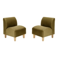 Bodevir - Set Poltrona Soft 1C Felpa 05 Verde Musgo