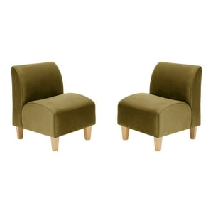 Bodevir - Set Poltrona Soft 1C Felpa 05 Verde Musgo