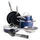 thumbnail image 1 of Juego de utensilios de cocina Blue Diamond, 11 piezas, cerámica con infusión de diamantes, 1 of 6
