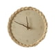 thumbnail image 3 of Reloj De Pared Silencioso Hecho A Mano 27cm Ratán Redondo Decoración De Oficina árabe Digital, 3 of 3