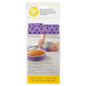 Juego De 2 Piezas Para Tartas Wilton Bake-Even, Tela Morada